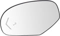 TRQ Driver Side Mirror Glass Heated Turn Signal Blind Spot Compatible with 2009-2014 Chevrolet Tahoe Suburban, GMC Yukon XL, 