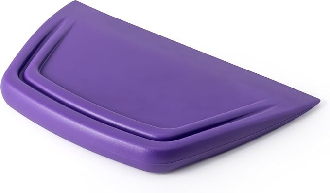 FOSHIO 2-Pack Purple PPF Squeegees, TPU Squeegee for Vinyl Car Window Tint Tools with Angled Blade for Bubble-Free Application, Paint Protection Film, Vinyl Wrap, Wallpaper Installation