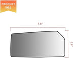 Passenger Side Mirror Replacement for Toyota Tundra 2022 2023, Right Lower Exterior Side Rearview Mirrors Glass, with Backing Plate, Power Heated
