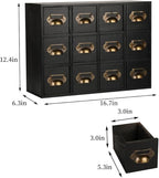 Apothecary Drawers Apothecary Cabinet with Drawers Card Catalog Cabinet Wooden Card Catalog Wooden Storage Box for Desktop Or