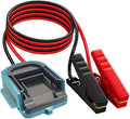 Jumper Cables Adapter Compatible with Ma-kita 18V Battery, 8AWG 2FT Portable Battery Jump Starter Automotive Booster Cables Power for Car Jump Starting Using Tool