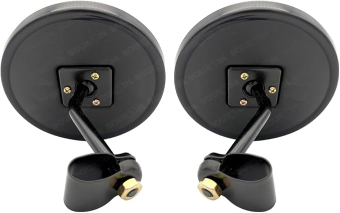 5.7 Inch Convex Round Mirror Blind Spot For Isuzu Mitsubishi Fuso Truck Bus Atv Utv Tractor Room Adjustable Bracket 2 Pcs