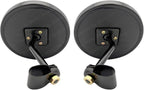 5.7 Inch Convex Round Mirror Blind Spot For Isuzu Mitsubishi Fuso Truck Bus Atv Utv Tractor Room Adjustable Bracket 2 Pcs