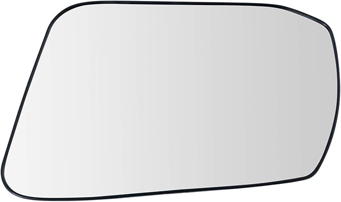 TRQ Driver Side Mirror Glass with Backing Plate Non-Heated Snap On Fits 2013-2018 Nissan Altima NI1324108