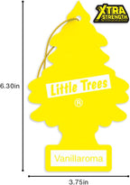 LITTLE TREES Car Air Freshener | Xtra Strength Provides Long-Lasting Scent for Auto or Home | Extra Boost of Fragrance | Vani