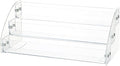 Medicine Organizer 3-Tier Pill Bottles Holder Rack Acrylic Display Sealed Vials Organizer for Medicine Bottles Oval Pharmacy 