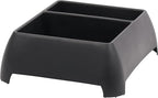 Heavy Duty Storage Organizer for Vehicle Trunk, Garage, Under Sink Organizer, Recycled Plastic, Made in USA (Black)
