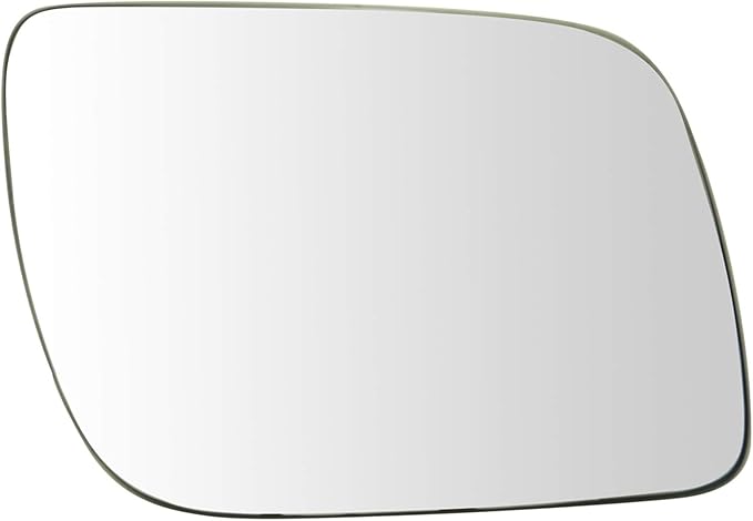 TRQ Passenger Side Mirror Glass Heated Compatible with 2011-2015 Ford Explorer 2013-2017 Police Interceptor Utility with Blin