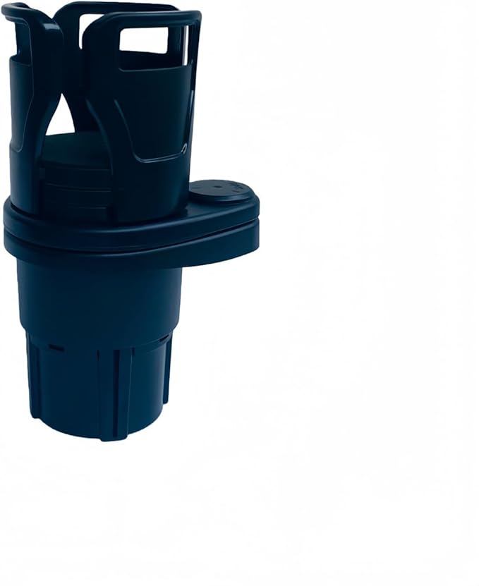 Car Cup Holder Expander, 2-in-1 Multifunctional Adjustable Drink Holder, Black Universal Beverage Organizer for Vehicle Conso