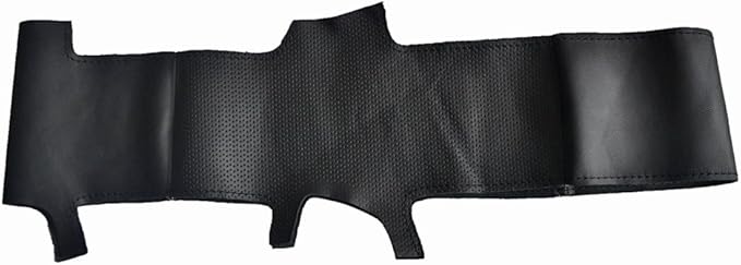 Eiseng DIY Steering Wheel Cover for Subaru Impreza 2013 2014 2015 2016 / Forester 2014-2016 / Outback Legacy 2012-2014 / XV Crosstrek 2013-2015 Interior Accessories Genuine Leather Sew (Black thread)