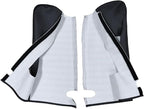Car Sun Visor Cover Pair Fit for Chevy Tahoe Suburban Yukon 1995-1999, Microfiber Leather, Black