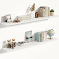 Vivelove 10 in Deep Floating Shelves for Wall, 55" x 10.2" x 1.5" Shelves for Room Wall Mounted, 1.5 Inch Thick Shelf for Bat