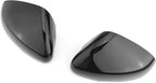 Glossy Black ABS Car Exterior Mirror Cover Side Rearview Mirror Cover Mirror Protective Caps Compatible with Kia Stinger 2017-2024 Accessories