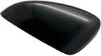 A-Premium Driver Side Rearview Mirror Cover Cap - Compatible with Mazda 3 2014 2015 2016 2017 2018 Sedan - Smooth Black, Built in Japan