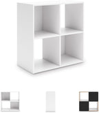 Signature Design by Ashley Onita Contemporary 4 Cube Organizer for Storage, Fits 10.5" by 10.5" by 11" H Storage Bins, Wood, 
