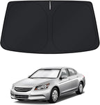 KUST Windshield Sun Shade for Accord 2008-2010 2011 2012 Accessories Sunshade Sun Visor Protector Foldable Block UV Rays