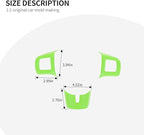 Linskip Steering Wheel Trim Compatible with Dodge Journey 2013-2022 & Charger/Challenger/Durango/Dart 2009-2014, Journey Steering Wheel Cover, Journey Interior Accessories 3Pcs(Light Green)