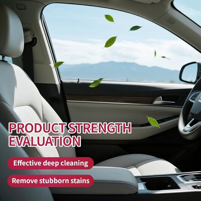 2Pcs Multi-Purpose Foam Cleaner for Car Interior Upholstery Cleaner Foam for Seats,Carpets, Dashboard, Mats, Leather, Vinyl, 