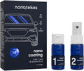 Nano Ceramic Coating for Cars' Windshield: Hydrophobic Glass Coating Spray Kit Provides Advanced Rain Visibility, Repels Dirt