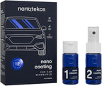 Nano Ceramic Coating for Cars' Windshield: Hydrophobic Glass Coating Spray Kit Provides Advanced Rain Visibility, Repels Dirt