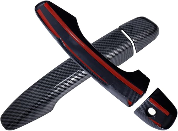 YINGTUU for Honda Accord 10th Gen 2018 2019 2020 2021 2022 Accessories Stickers Door Handle Cover Decals Carbon Fiber Pattern