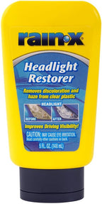 Rain-X 800001810 Headlight Restorer, Headlight Cleaner & Restoration Liquid for Hazy, Yellowed Headlights, Brings Lights Back