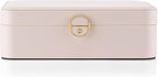 Vlando 2-Layer Jewelry Box,Valentines Day Gifts for Her Jewelry Organizer for Women Removable Jewelry Tray for Earrings Neckl