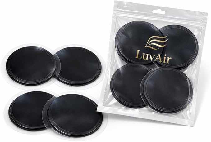 LuvAir Non Slip Pad for Car Dashboard – 4 Pack Anti Slip Grip Pads for Car Aroma Diffuser, Phone, GPS & Small Devices, Reusab