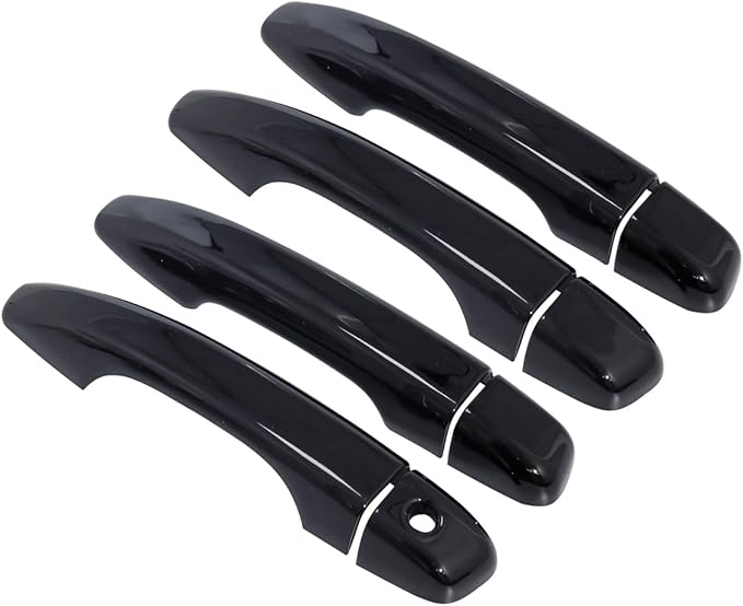 YINGTUU for Honda Accord 10th Gen 2018 2019 2020 2021 2022 Accessories Stickers Door Handle Cover Decals Bright Black