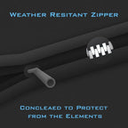Journeyer - 18 Cubic Feet Weatherproof Rooftop Cargo Carrier for Top of Vehicle, Attaches with or Without Roof Rack 48" L x 36" W x 18" H