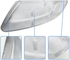 Silver Mirror Cap Cover For Honda Civic 2016 2017 2018 2019 2020 2021 Rearview Mirror Cap Replacement (Left Side)