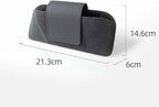 BETTERHUMZ Car Eyeglasses Holder Storage Case Compatible with BMW 5 6 GT X5 X6 Serie E60 E70 E71 G30 G38 525i 530i 540i for Alcantara Sunglasses Organizer Box Accessories (NAPA leather)