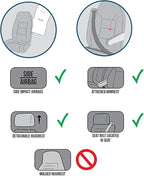 OGLAND 2 Pack Fuzzy Sheepskin Car Seat Covers| Fluffy Front Seat Cushions | Plush Soft Fur Protectors for Car Bucket Seats Ac