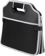 Car Trunk Organizer, Black, 3 Large Sections of Storage, Store Your Cleaning Supplies, Emergency Gear, Groceries, Tools, Great 