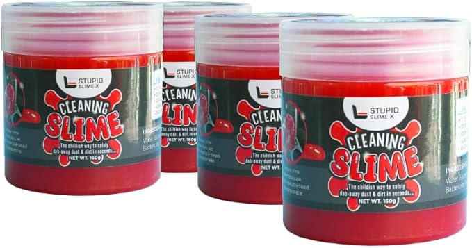 STUPID Technologies Slime-X (New) – Re-Engineered Car Cleaning Gel 15-Pack (2400g) – Value Pack- Retail POP Display Included 