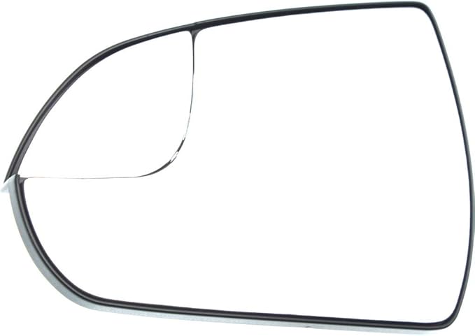 For Hyundai Elantra 2017 2018 Mirror Glass Driver Side | Non-Heated | Flat Type | w/Backing Plate & Blind Spot Glass | Replacement For 87611F3050, 87621F2050