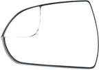 For Hyundai Elantra 2017 2018 Mirror Glass Driver Side | Non-Heated | Flat Type | w/Backing Plate & Blind Spot Glass | Replacement For 87611F3050, 87621F2050
