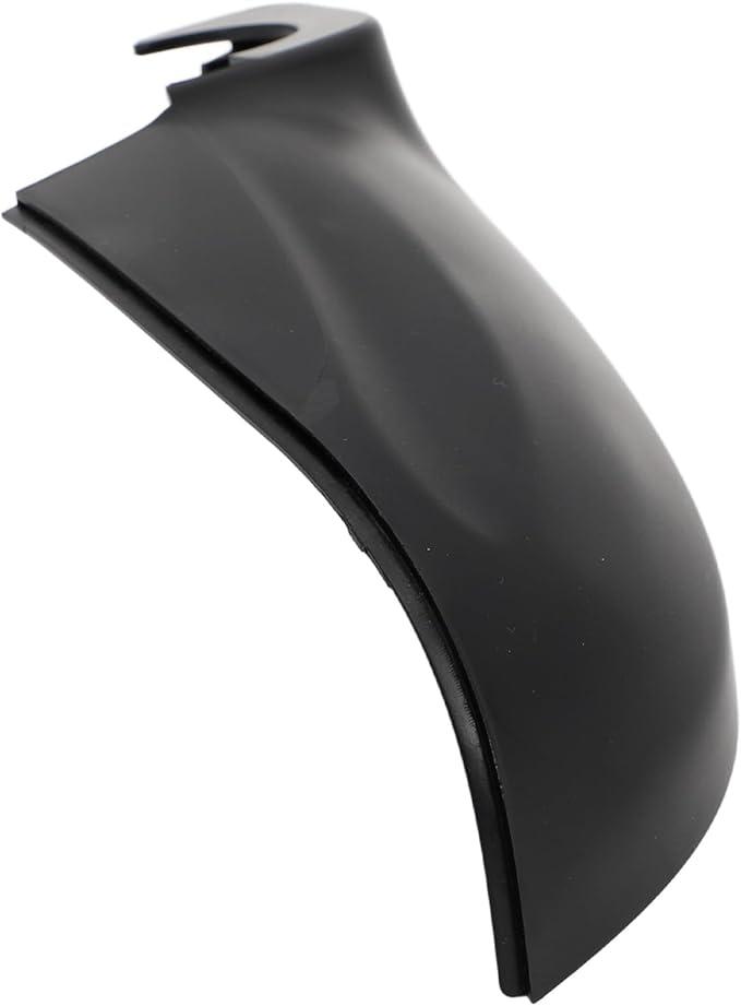 Black Shockproof Lower Mirror Cover Cap, Rearview Mirror Lower Trim Covers Replacement for Subaru Impreza Legacy Outback Ascent (Left: 91054FL20A)