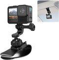 Car Sun Visor Mount VLOG/Video Holder, Quick Clip Mount for Car Sun Visor Compatible with DJI Action 6/5 Pro/ 4/3, GoPro Hero 13/12/11/10, Insta360, AKASO and More
