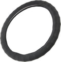 BDK Genuine Leather Ergonomic Non-Slip Grip Car Steering Wheel Cover Standard Size 14.5 to 15 inch