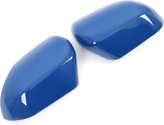 2PCS Side Door Mirror Cover for Toyota Tundra 2022-2025/ Sequoia 2023-2025, Car Exteror Rear View Mirror Housing Protector Cover Cap (Only for versions with turn signals) (Blue)