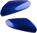 1 Pair Blue Mirror Cap Cover For Honda Civic 2016 2017 2018 2019 2020 2021 Rearview Mirror Cap Replacement (Blue Pair)