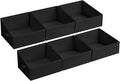 DIMJ Trapezoid Storage Bins for closet shelves, Closet Organzier Bins with Handle, Foldable Closet Storage Bins Basket, Close