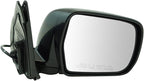 TRQ 2 Piece Driver and Passenger Side Mirror Assembly Set Electric Adjustment Heated No Memory Textured Compatible with 2001-