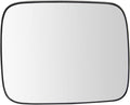 TRQ Driver Side Mirror Glass with Backing Plate Snap On Compatible with 2015-2018 Jeep Renegade CH1324136