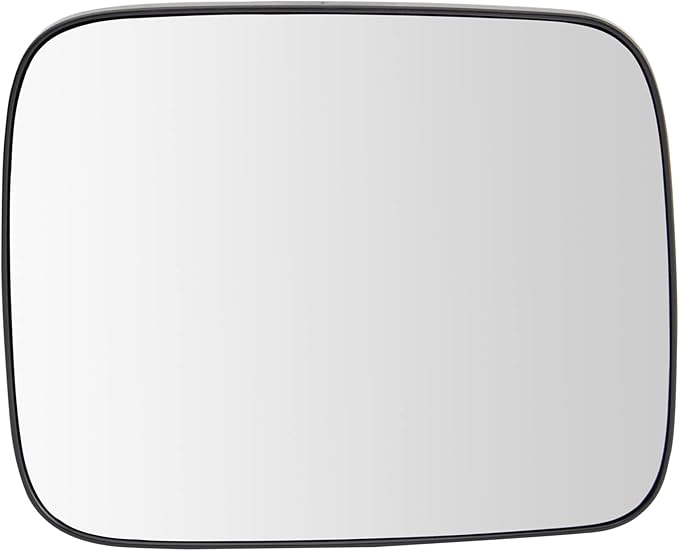 TRQ Driver Side Mirror Glass with Backing Plate Snap On Compatible with 2015-2018 Jeep Renegade CH1324136