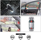 Car Window Breaker, Glass Breaker and Seatbelt Cutter, Emergency Car Glass Safety Hammer, Window Punch Seatbelt Cutter for Fa