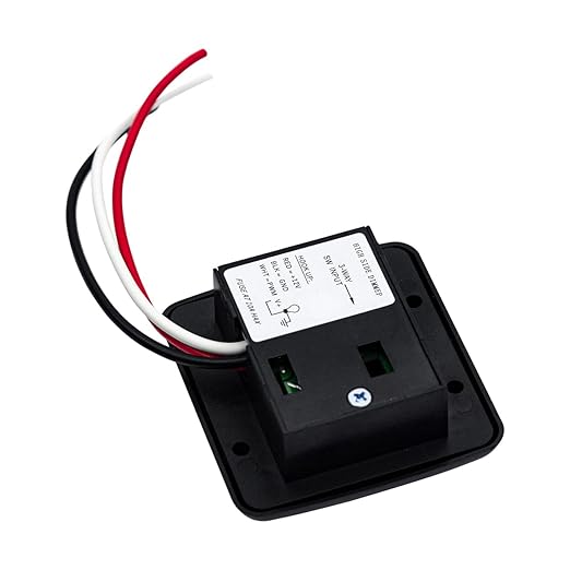 RV 12V DC Toggle Switch with High Side Dimmer Control for LED, Halogen, Incandescent - RV, Auto, Truck, Marine, and Strip Lighting