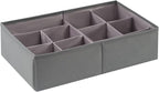 Drawer Organizer Clothes, Adjustable Dividers and Can Change the Size of the Dividers According , Can be Used in the Bedroom,