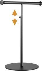 niffgaff T Bar Purse Display Stand Tabletop: Adjustable Height Handbag Holder, Countertop Hanging Rack for Long Necklace Scar